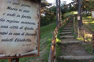 Sentiero delle Beatitudini del Santuario della Madonna della Guardia di Genova