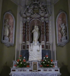 Cappella del transetto sinistro della basilica del Santuario della Madonna della Guardia di Genova