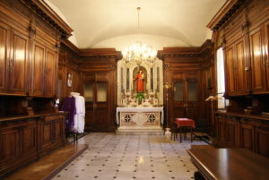 Sacrestia della basilica del Santuario della Madonna della Guardia di Genova